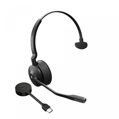 JABRA Slušalice Engage 55 MS, crne, on-ear, Mono, USB-C
