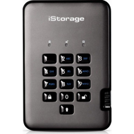 ISTORAGE Vanjski tvrdi disk diskAshur PRO2, 2 TB, USB-A 3.2 Gen 1, crno