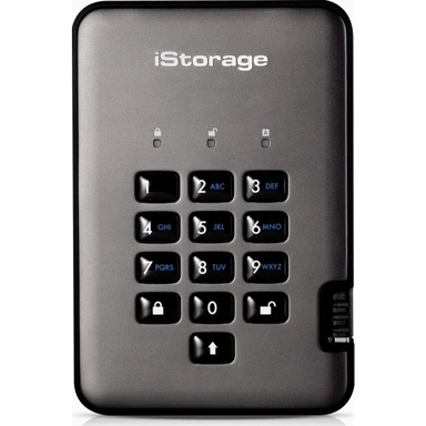 ISTORAGE Vanjski tvrdi disk diskAshur PRO2, 2 TB, USB-A 3.2 Gen 1, crno