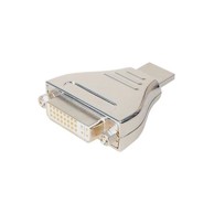 TRANSMEDIA Adapter HDMI M - DVI F, metalno kućište