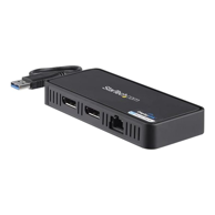 STARTECH Docking stanica USBA2DPGB USB 3.2 Gen 1 Type-A, crna