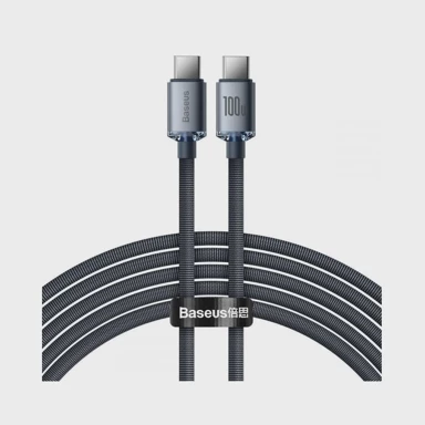 BASEUS Kabel tipa C, 100 W, CAJY000701, 2m, crni