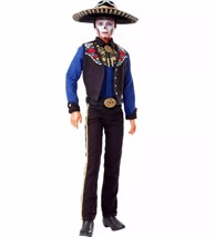 MATTEL Lutka Ken Dia De Los Muertos HBY10