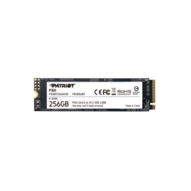 PATRIOT SSD disk P300P256GM28, M.2, 256 GB, PCI Express, NVMe