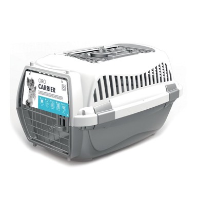 M-PETS Transporter 57,2 x 36,5 x 32,76 cm - M, sivo-bijeli