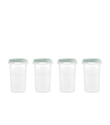 MINILAND Set od 4 hermetičke posude 330 ml, mint