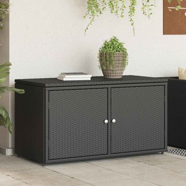Vrtni ormarić za pohranu 110 x 55 x 60,5 cm, poliratan, bež