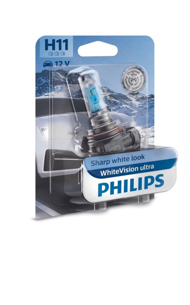 PHILIPS Žarulja WhiteVision Ultra 12V, do 60% više svjetla, do 35% bjelije, 4200K