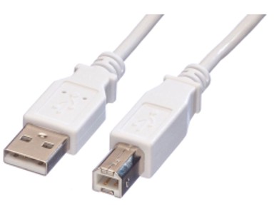 ROLINE USB kabel A-B USB 2.0, 0.8 m, bijeli