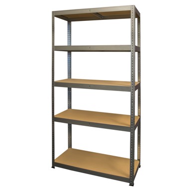 Regal za teški teret, 179x90x40 cm, ukupna nosivost 1375 kg, 5 polica