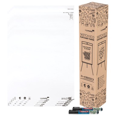 LEGAMASTER Flipchart blok u roli Sketch Eco 5x20 listova