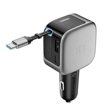 CUKTECH Auto punjač CC903P, sivi