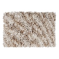 WENKO Bež tekstilna kupaonska prostirka 60x90 cm Lerici