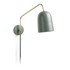 KAVE HOME Zelena zidna lampa ø 15 cm Audrie