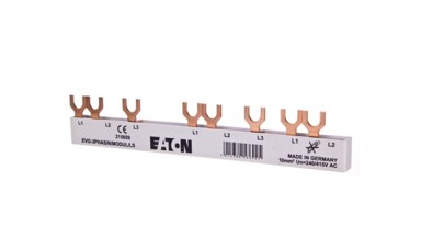 EATON Spojna sabirnica 3P 63A 10 mm² viličasta EVG-3PHAS/N/5MODUL/LS