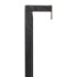 LIGHT & LIVING Mat crna polica od jelovine Maddison 