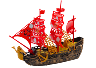 Gusarski brod sa zvučnim i svjetlosnim efektima, smeđi