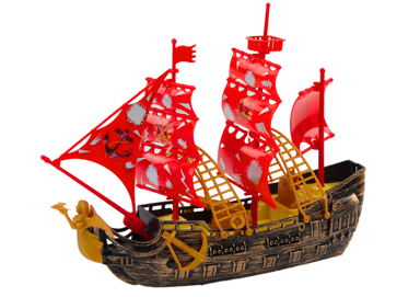 Gusarski brod sa zvučnim i svjetlosnim efektima, smeđi