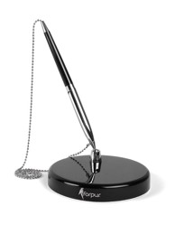 FORPUS kemijska olovka na stalku, metalni lančić