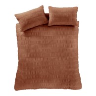 CATHERINE LANSFIELD Posteljina Seersucker za krevet za jednu osobu 135x200 cm Narančasta