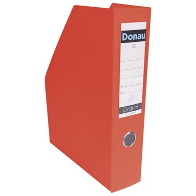 DONAU Stalak za spise okomiti kartonski PP, crveni, 3949001PL-04