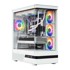MODECOM Kućište Volcano AQ100 ARGB Midi Tower, ATX, Micro-ATX, Mini-ITX, kaljeno staklo, bijelo