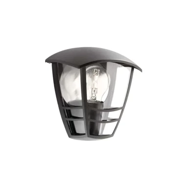 Zidna svjetiljka, Creek, E27, 60W, 230V, IP44, 15387/30/16, crna