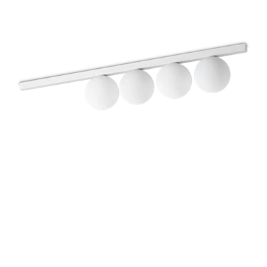 IDEAL LUX Stropna svjetiljka Binomio PL4, G9 ID328454, bijela