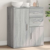 Komoda od konstruiranog drva, 60 x 31 x 70 cm, sivi hrast sonoma