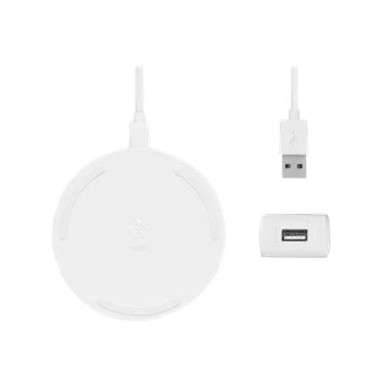 BELKIN Bežični punjač 10W, s Micro-USB kabelom i Adapterom, bijeli