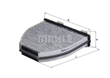 MAHLE Filter kabine MB CA. LAK 413 C-180 W204 07 , sa aktivnim ugljenom