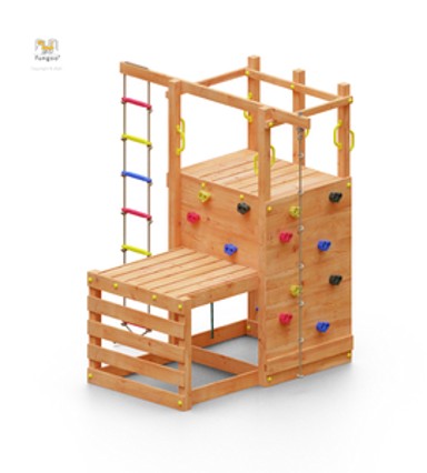 FUNGOO Drveno dječje igralište CLIMBING STAR 1