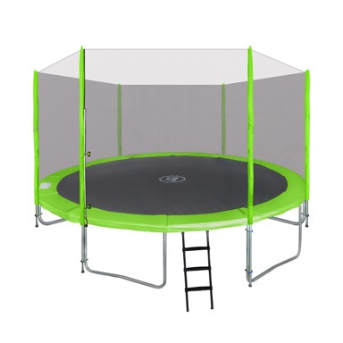 Trampolin, 427 cm, zeleni