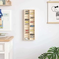 Kutija za izlaganje 21 x 4.5 x 59 cm konstruirano drvo, smeđa