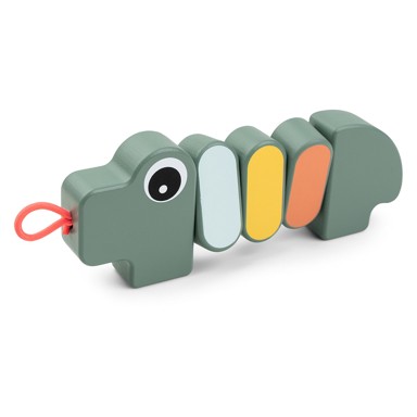 DONE BY DEER Didaktička igračka Twist & Turn, krokodil, zelena