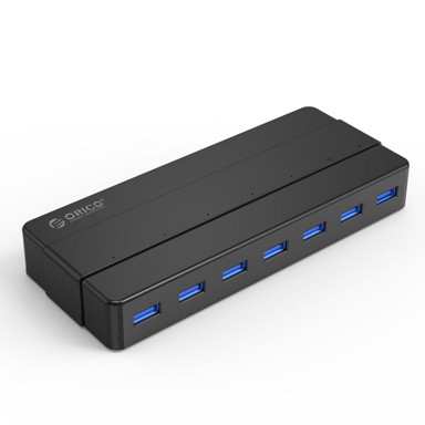 ORICO USB Hub H7928-U3-V1, 7x USB-A, crni