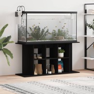 Stalak za akvarij crni 120 x 40 x 60 cm od konstruiranog drva