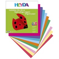 HEYDA origami papir 10 x 10 cm 60 g/m² PK100 20-48755 10