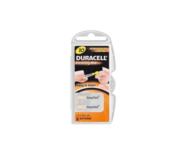 DURACELL Baterija, DA 10 za slušne aparate, 6 komada/pak