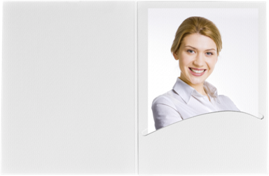 DAIBER Mape za portrete Profi-Line, 10x15 cm, 1x100, bijela mat