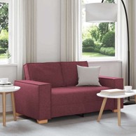Sofa dvosjed 20 cm od tkanine, boja crnog vina