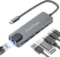 DREAMQUEST USB-C hub 6u1
