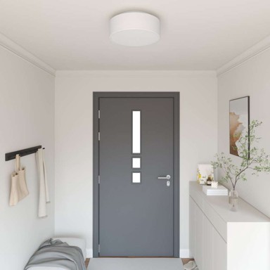 Ugradbena stropna rasvjeta E27, okrugla, bijela