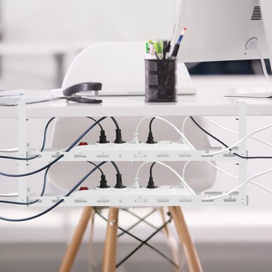 MACLEAN Organizator kabela MC-102 W, ispod stola