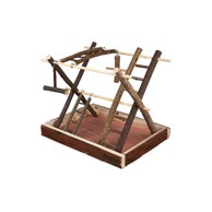 TRIXIE Igračka za ptice, drveno igralište, 35x27x30 cm