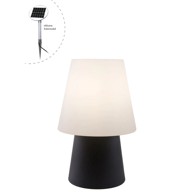 8SEASONS Stolna lampa, solarna, 60 cm, antracit