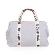 CHILDHOME Torba Mommy Bag signature platno, prljavo bijela