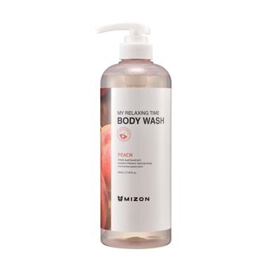 MIZON Osvježavajući gel za tuširanje My Relaxing Time Body Wash Peach 800 ml