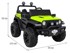 Auto na akumulator Master Of Terrain 4x4, zeleni