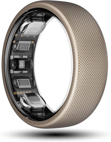 AMAZFIT Pametni prsten, model Helio Ring, veličina 8, titanij